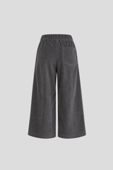 Cord-Culotte Dark Grey