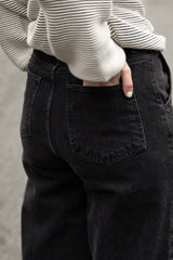 Mom Jeans Ash Black
