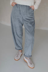 O-Shape Corduroy Pants Grey