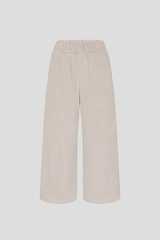 Corduroy culottes taupe