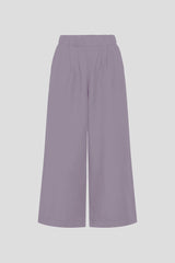 Lyocell culottes in lilac