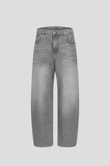 O-Shape Jeans Grey