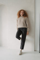 Chunky knit sweater Light Sand