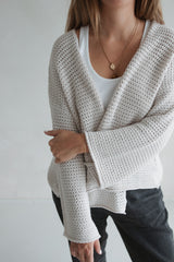 Boho Cardigan Ecru