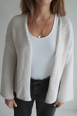 Boho Cardigan Ecru