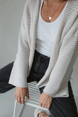 Boho Cardigan Ecru
