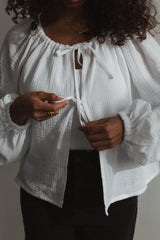 White Muslin Jacket