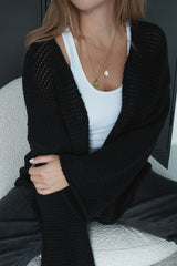 Boho Cardigan Black