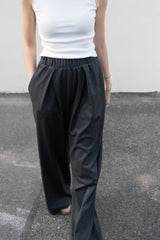 Hose Wide Leg Dark Grey