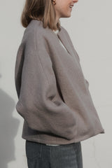 Jacke aus Wolle Sand