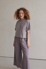 Cropped Shirt Vintage Lilac