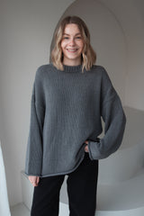 Strickpullover Grey-Melange