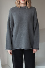 Strickpullover Grey-Melange