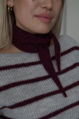 Mini Scarf Burgundy