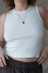 Cropped tank top Off-White