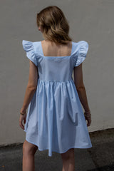 Kleid aus Bio-Baumwolle mit Streifen