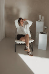 Off-White V-neck knitted sweater