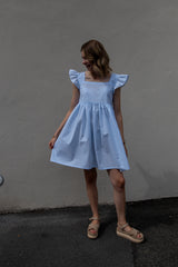 Kleid aus Bio-Baumwolle mit Streifen