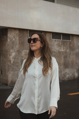 Oversized shirt blouse Off-White
