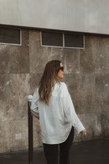 Oversized shirt blouse Off-White