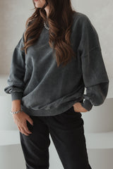 Boyfriend-Sweater Vintage Black