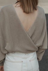 Wrap Sweater Sand