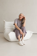 Lyocell culottes in lilac