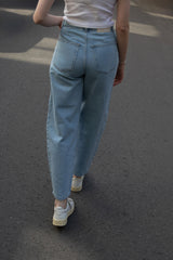 O-Shape Jeans Light-Blue