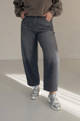 O-Shape Jeans Grey
