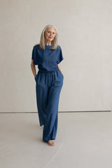 Marlene trousers made of Lyocell Indigo