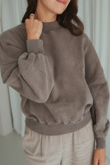 Vintage Sweater Faded Brownie