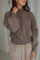 Vintage Sweater Faded Brownie