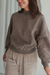 Vintage Sweater Faded Brownie