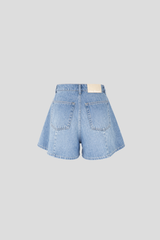 Jeans Shorts Mid-Blue