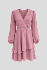 Nachhaltiges Kleid aus Musselin in Dusty Rose – fair produziert – Clara Himmel