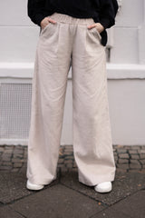 Marlene corduroy trousers beige
