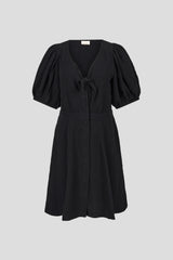 Kleid mit Schleife Black