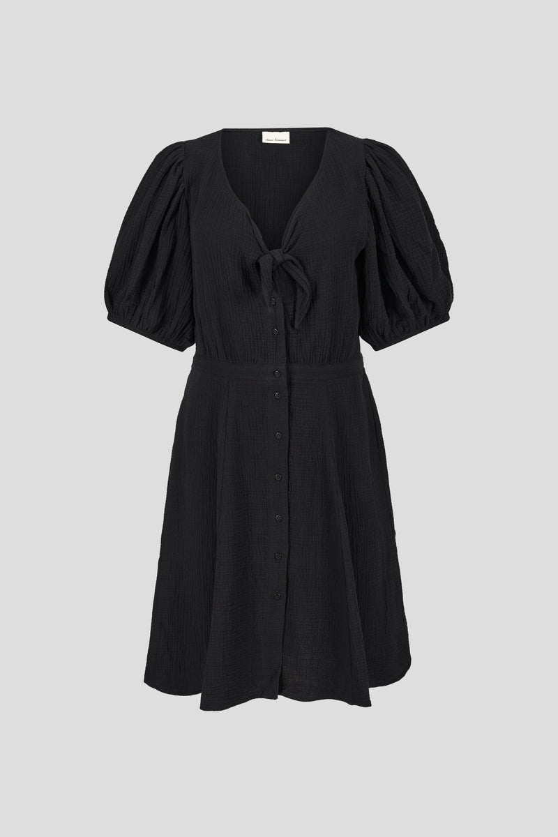 Kleid mit Schleife Black