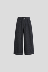 Jeans Culotte Dark Grey