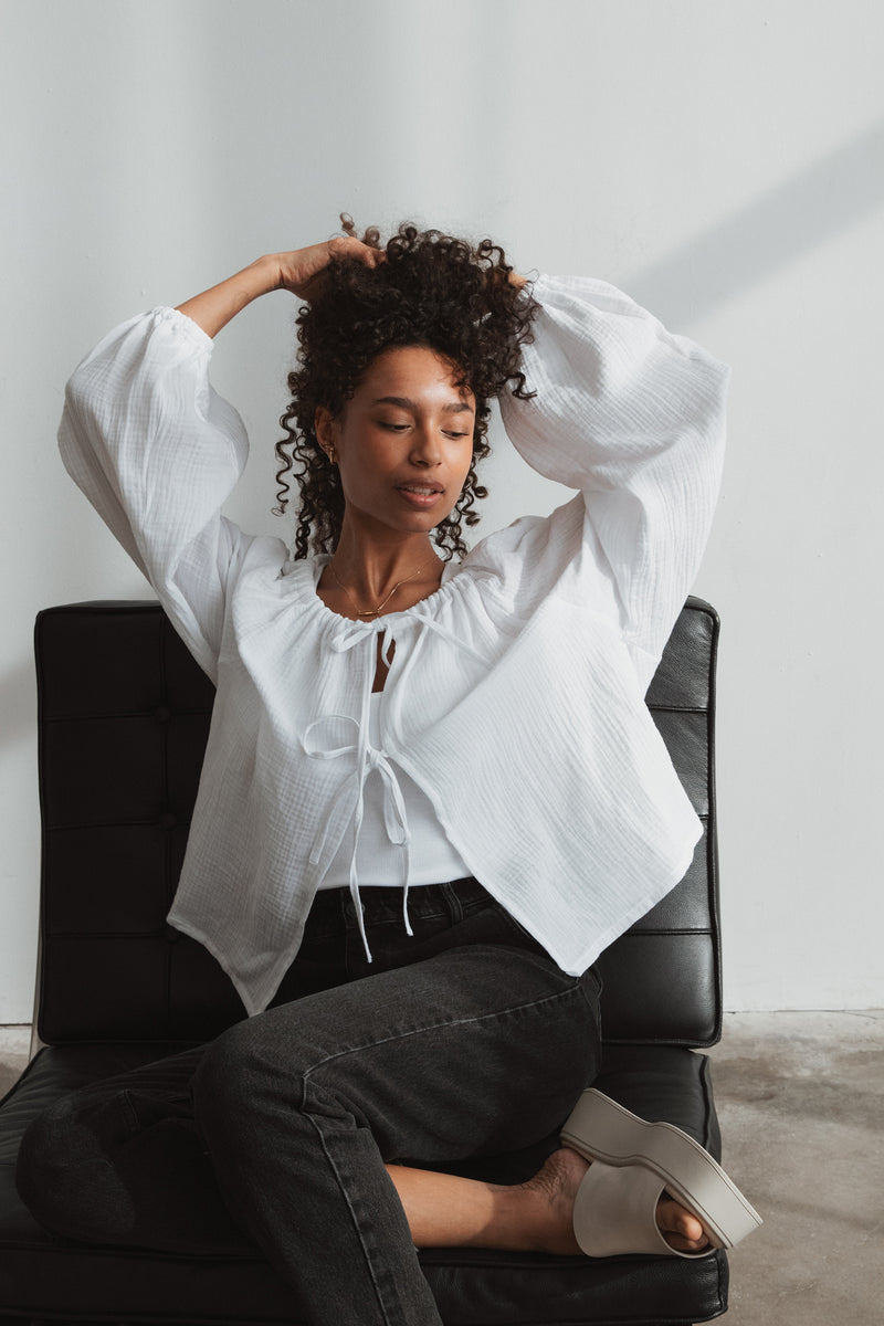 White Muslin Jacket