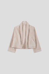Cordjacke Beige