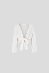 Wickelbluse White