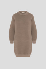Strickkleid Beige
