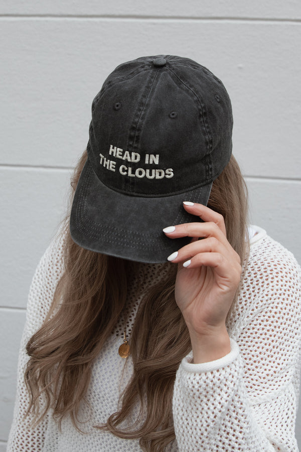 Cap HEAD IN THE CLOUDS Faded Black