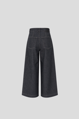 Jeans Culotte Dark Grey