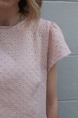 Bluse mit Stickerei Rose