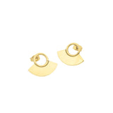 MOONSUN EARRINGS GOLD PLATED