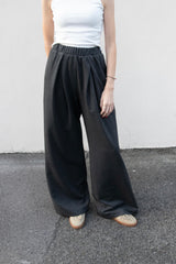 Hose Wide Leg Dark Grey