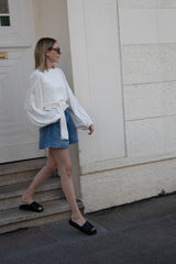 Denim Shorts Mid-Blue