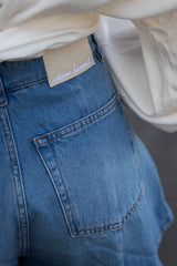 Denim Shorts Mid-Blue